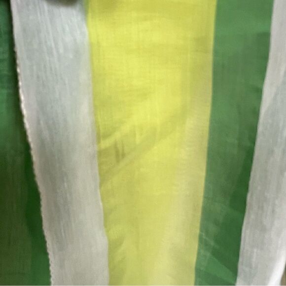 J ‘ Envie sheer striped sheer button down. Size 8 - Picture 8 of 8